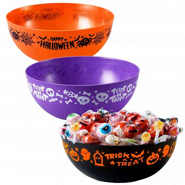 Misky Na Bonbóny 3 Ks Keramická Halloweenská Dýně Na Servírování
