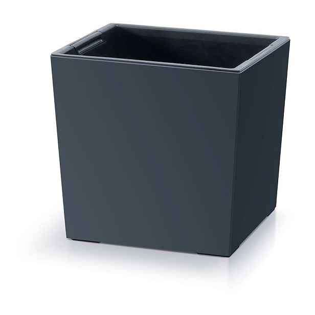 Prosperplast Květináč URBI II antracit, varianta 24 cm