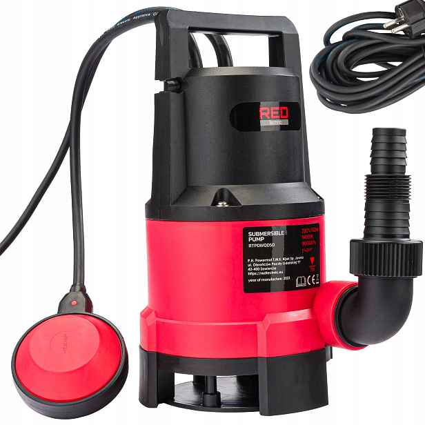RTPDW0050, Ponorné čerpadlo s plovákem na čistou a špinavou vodu 1400W