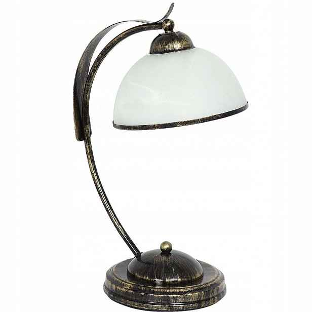 Stolní lampa se skleněným stínidlem Korfu 4041 Luminex