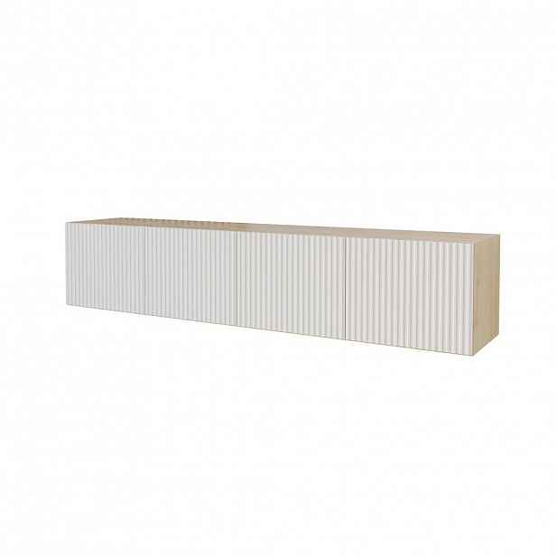 ALTDECOR NÍZKÁ komoda NOA-2-W 2x100x40x40 cm – Artisan / bílá