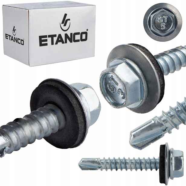 Samovrtné šrouby do kovu 5 mm 5,5 x 32 mm Pozink 250 ks Etanco GT5 Z14