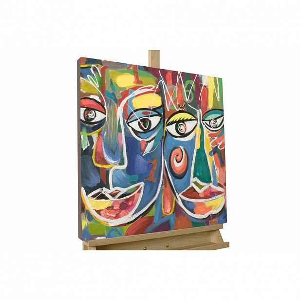 KUNSTLOFT OLEJOMALBA 60/60 cm, Zvířata