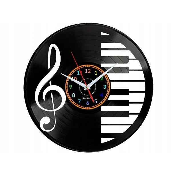 Hudba Dárek Originální dekorace do domu Hodiny z vinylové desky