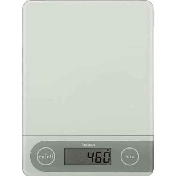 Kuchyňská váha Beurer šedá domácí elektronická LCD Ks 59 XL skleněná