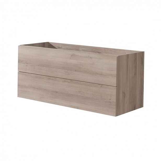 Mereo Aira - Umyvadlová skříňka 121x53x47 cm, 2 zásuvky, dub CN723S