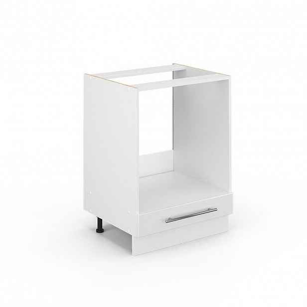 Vicco SKŘÍŇKA NA VESTAVĚNOU TROUBU Fame-Line Bílá vysoký lesk 60 cm bez pracovní desky
