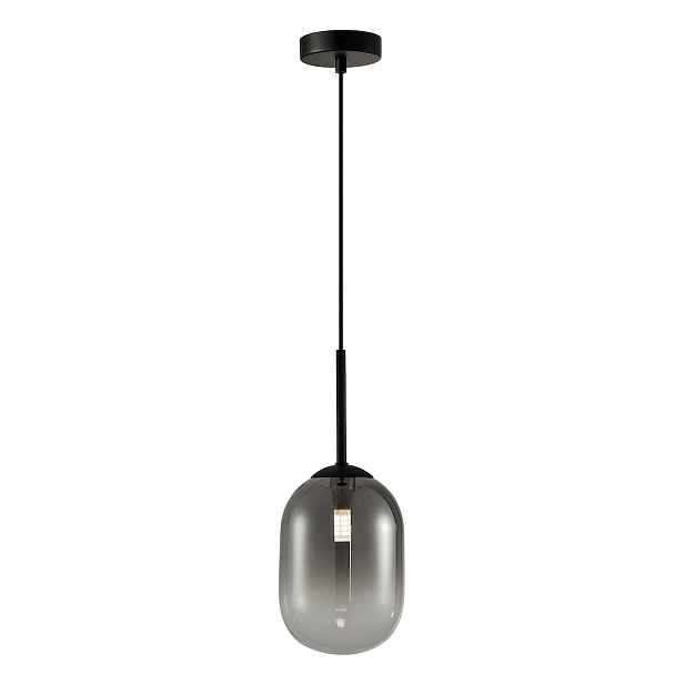 Závěsná, stropní lampa jednobarevná černá do obývacího pokoje, ložnice Alias