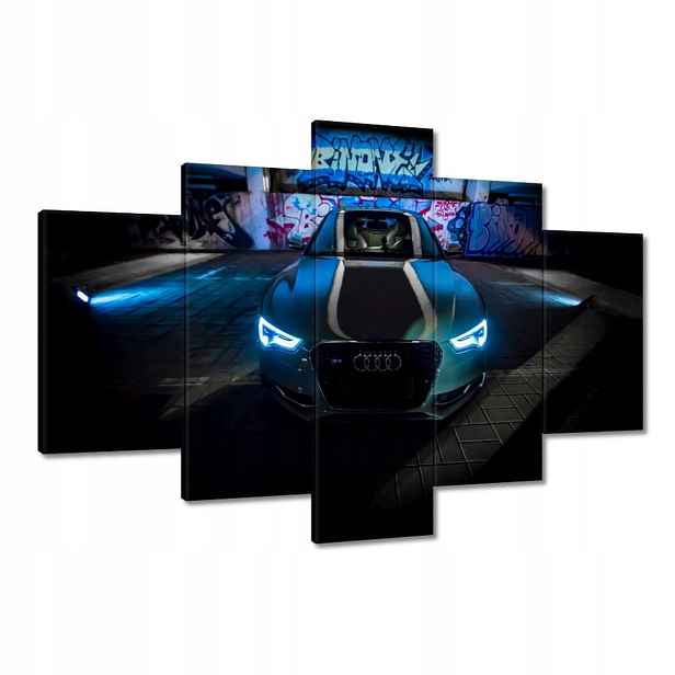 Obrazy 120x80 Modré Audi Auta