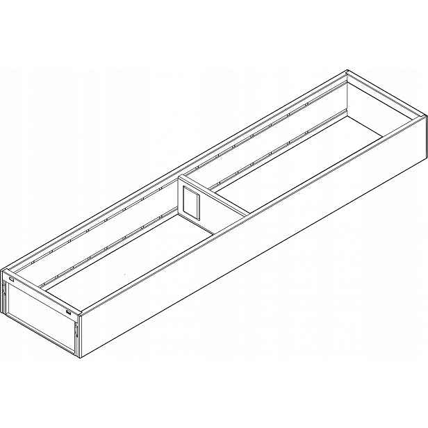 Blum ZC7S500RS1 Ambia-line rám pro standardní zásuvky, bílá matná barva