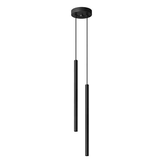 Černé kovové závěsné svítidlo ø 15 cm Fideus – Sollux