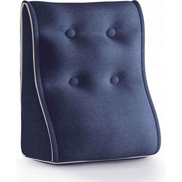Modulární Polštář Ergonomická opěrka pro postel Modrá 50x55 cm
