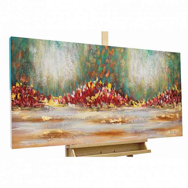 KUNSTLOFT OLEJOMALBA 120/60 cm, Květiny a rostliny