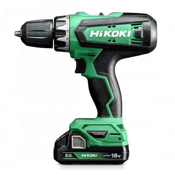 HiKOKI - 18V AKU vrtací šroubovák, 2x aku 2,0 Ah Li-Ion, nabíječka DS18DFWKZ