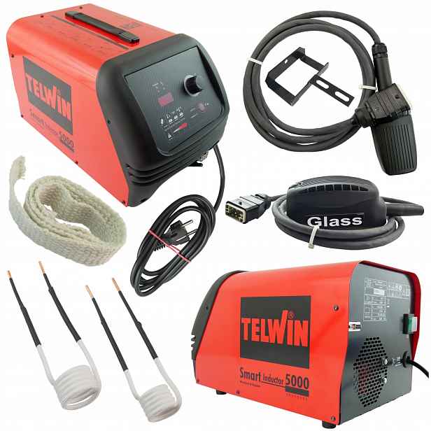 Indukční ohřívač Telwin 5000 Glass Genius 801403 Heat Twister 801412