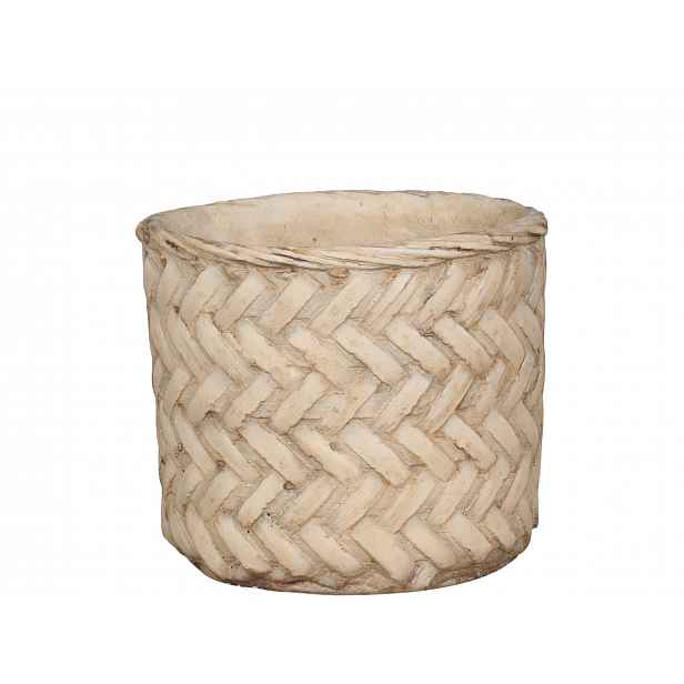 Obal na květináč Corte s pleteným vzorem, Ø 20 cm