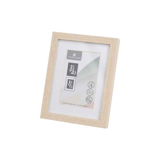 Stojací/na zeď rámeček v přírodní barvě 17,5x22,5 cm Sencillo – Casa Selección