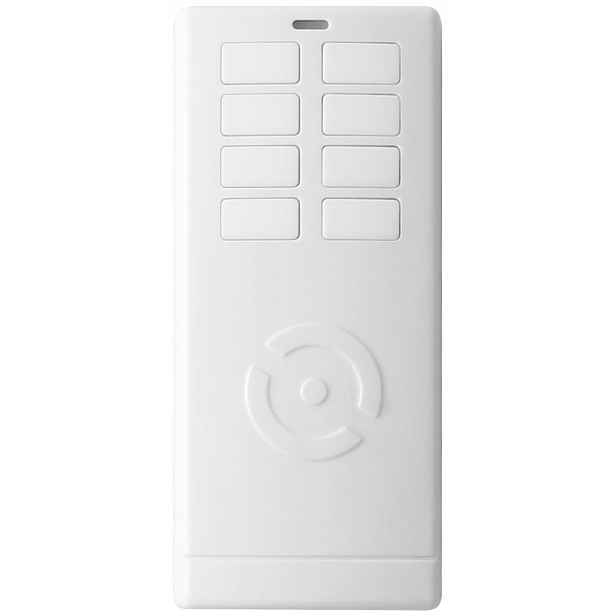 Dálkový Ovladač T8 Bílý pro bránu Nice Flor, minimalistická náhradní baterie