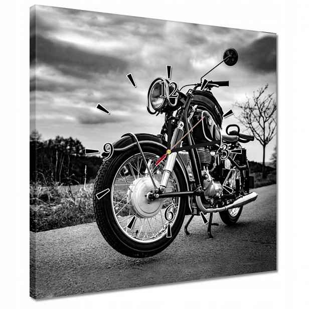 Hodiny 40x40 Klasický motocykl Bmw