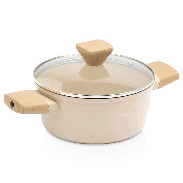Hrnec s poklicí na vaření dušení Orion Ecrina 20 cm 2,3 l