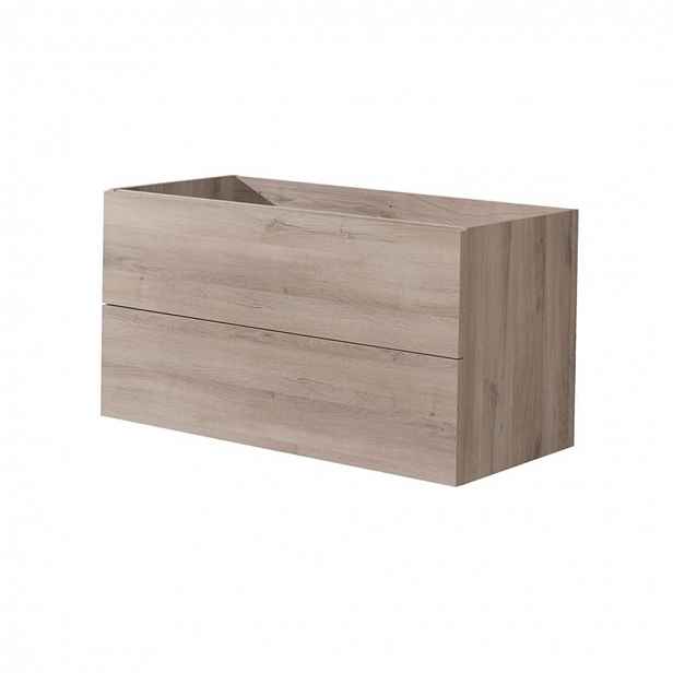 Mereo Aira - Umyvadlová skříňka 101x53x47 cm, 2 zásuvky, dub CN722S