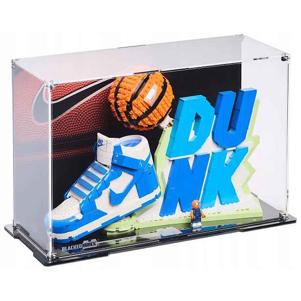 Vitrína s pozadím Blacked Brick pro Lego 43008 Nike Dunk x Lego Set