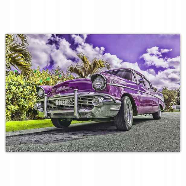 Plakáty 185x125 Fialový Chevrolet