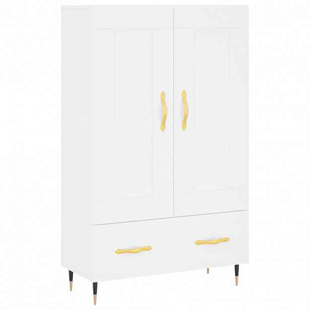vidaXL Skříň highboard bílá 69,5 x 31 x 115 cm kompozitní dřevo