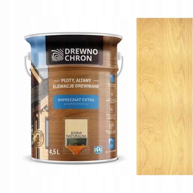 Drewnochron Impregnat Extra 4,5L Přírodní Borovice