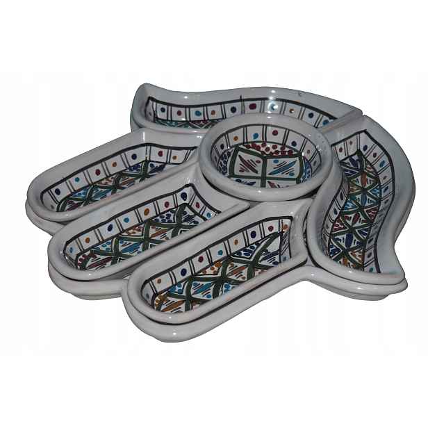 Meze Set pro Mezze Meze Fatima Maroko Tunisko Hamsa