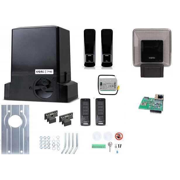 Faac DELTA2 740C Sada pro 500 kg Pilot XT4FDS E781C Xwbl WiFi Lan Nová!