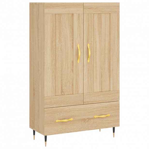 vidaXL Skříň highboard dub sonoma 69,5 x 31 x 115 cm kompozitní dřevo