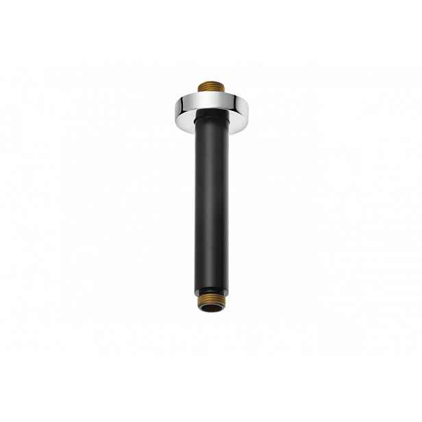 Sprchové rameno KLUDI A-QA strop černý mat/chrom 6651587-00