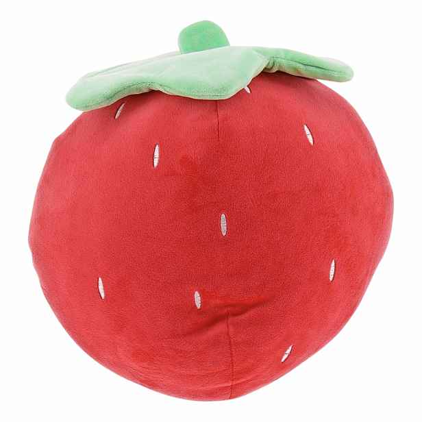 Dekorační polštářek STRAWBERRY 30x22 cm, červený