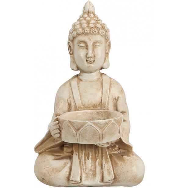 Dekorační soška/svícen Buddha, 14 cm