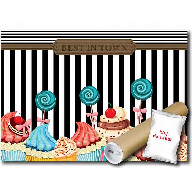 Fototapeta Babeczki Pin Up 20A V4 254x184 F2470