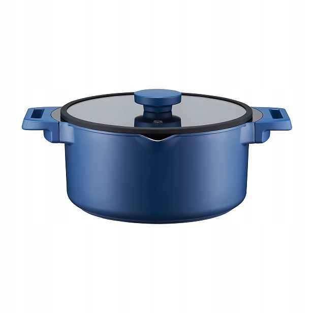 Hrnec s poklicí 28 cm Ambition Cobalt 61293 6,8 L Granátový Indukce Plyn