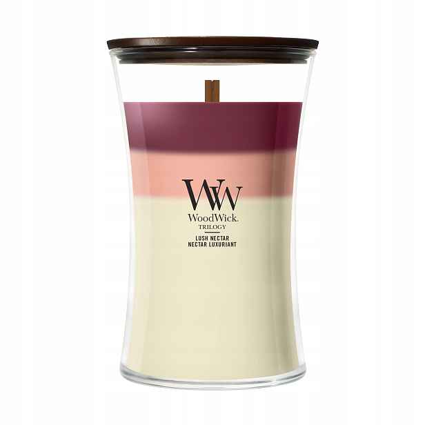 Velká vonná svíčka WoodWick Lush Nectar