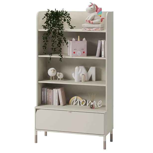 Casarredo Regál se zásuvkou SPOLETO kašmír/dub lanýž