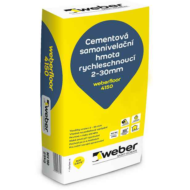 Hmota samonivelační weberfloor 4150 25 kg