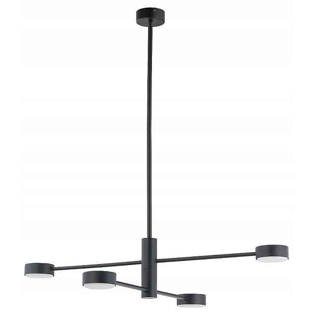 Lustr Orbit Černý 4xGX53 Závěsná lampa do pokoje do obývacího pokoje