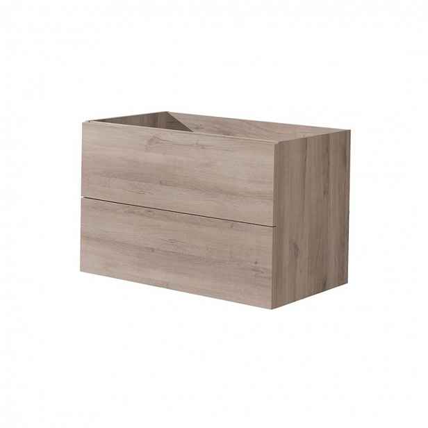 Mereo Aira - Umyvadlová skříňka 81x53x47 cm, 2 zásuvky, dub CN721S