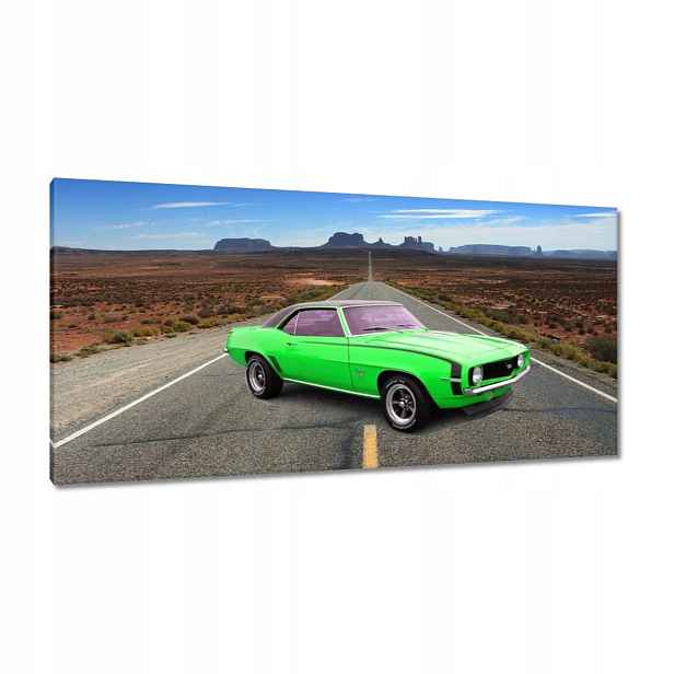 Obrazy 115x55 Zelená Chevrolet Ss