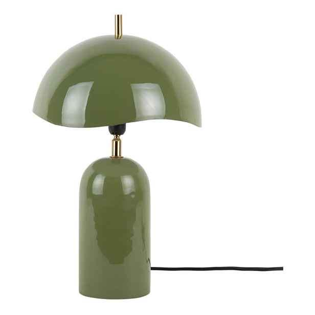 Tmavě zelená stolní lampa (výška 41 cm) Querido  – Leitmotiv