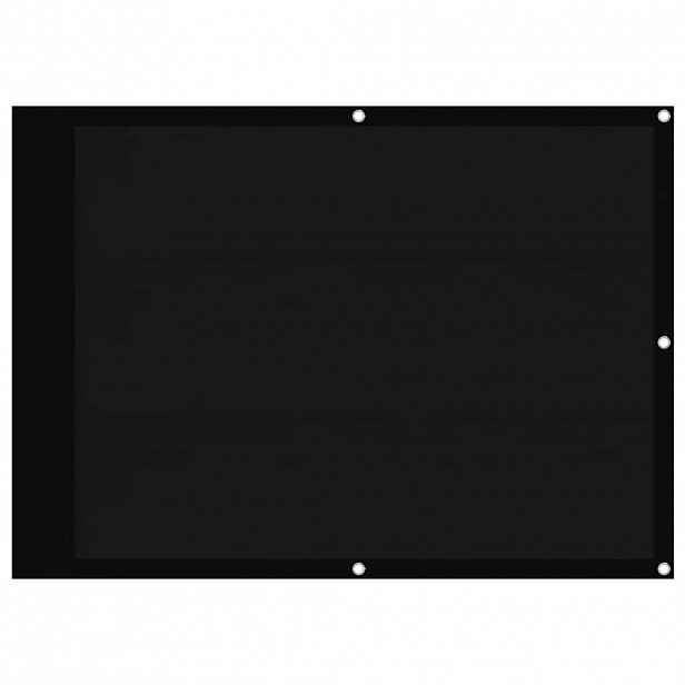 vidaXL Balkonová zástěna černá 75 x 700 cm 100% polyester oxford