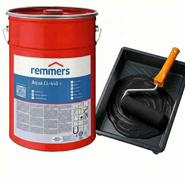 Remmers CL-440/30 Polomat barva na nábytek krycí lak Mdf 1L Černá