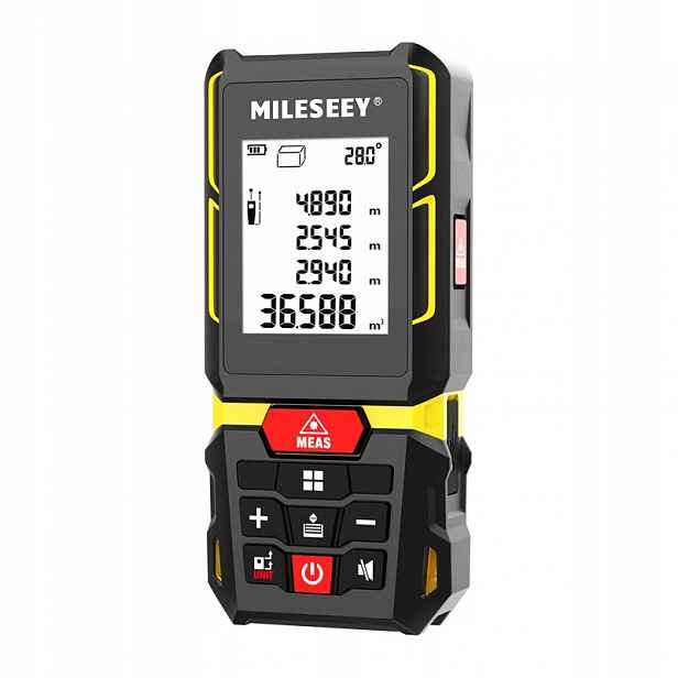 Mileseey G7 Laserový dálkoměr 100 m Usb-c LCD LCD displej Červený Laser