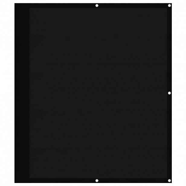 vidaXL Balkonová zástěna černá 120 x 700 cm 100% polyester oxford