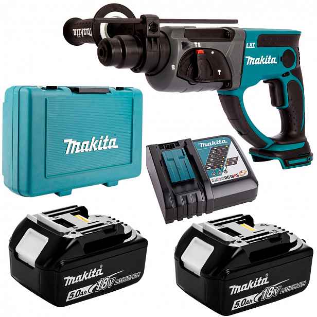 Vrtačka Sds+ 1,9J 2x5Ah Makita DHR202RTE