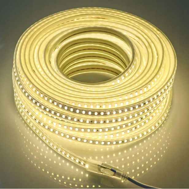 Led pásek pcning 230V 15M 120 diod se zástrčkou Eu, 4000K, bílá